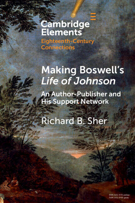 Book cover of Elements in Eighteenth-Century Connections: Making Boswell’s Life of Johnson