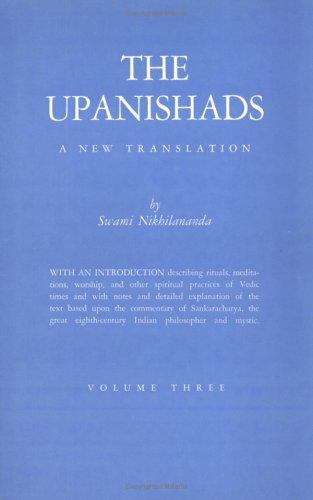 The Upanishads Volume III