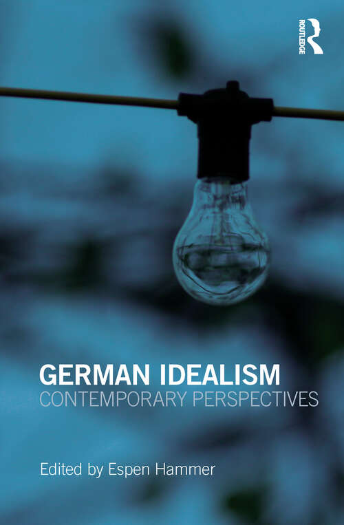 Book cover of German Idealism: Contemporary Perspectives