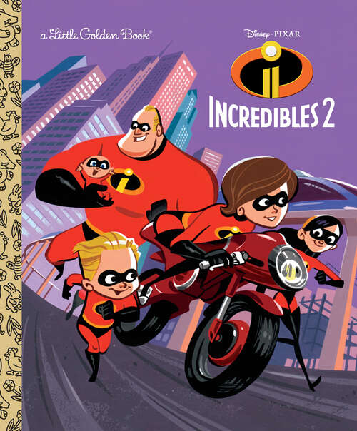 Book cover of Incredibles 2 Little Golden Book (Little Golden Book)