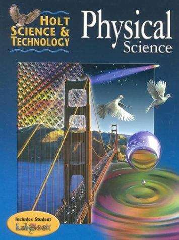 Book cover of Holt Science and Technology: Physical Science