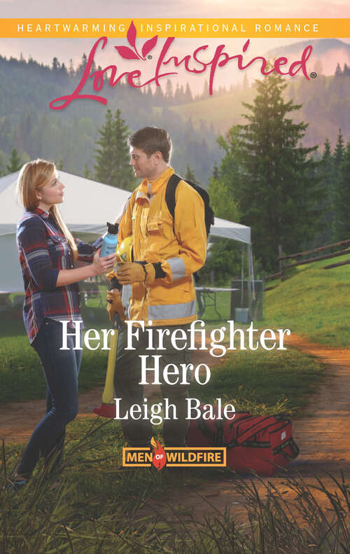 Book cover of Her Firefighter Hero: The Cowboy's Twins Her Firefighter Hero Her Texas Family (Men of Wildfire #1)