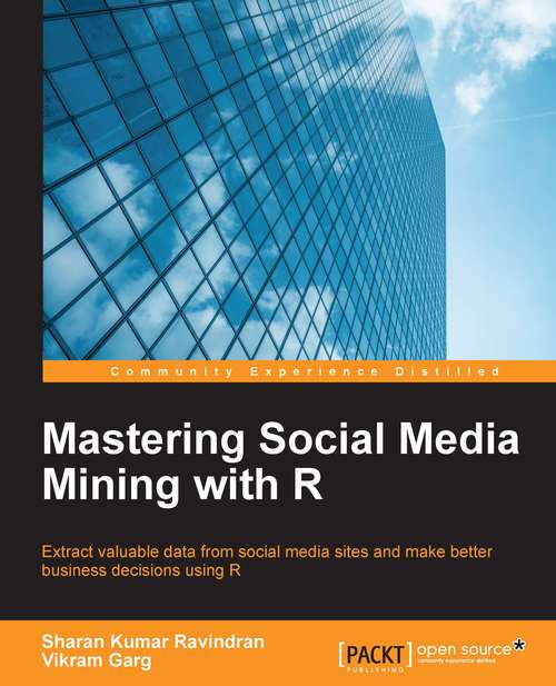 Book cover of Mastering Social Media Mining with R