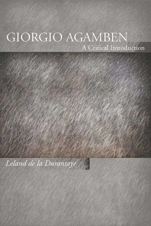 Book cover of Giorgio Agamben