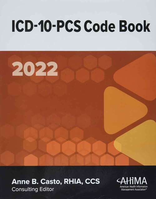 Book cover of Icd-10-pcs Code Book 2022