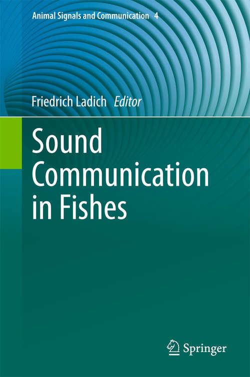 Book cover of Sound Communication in Fishes