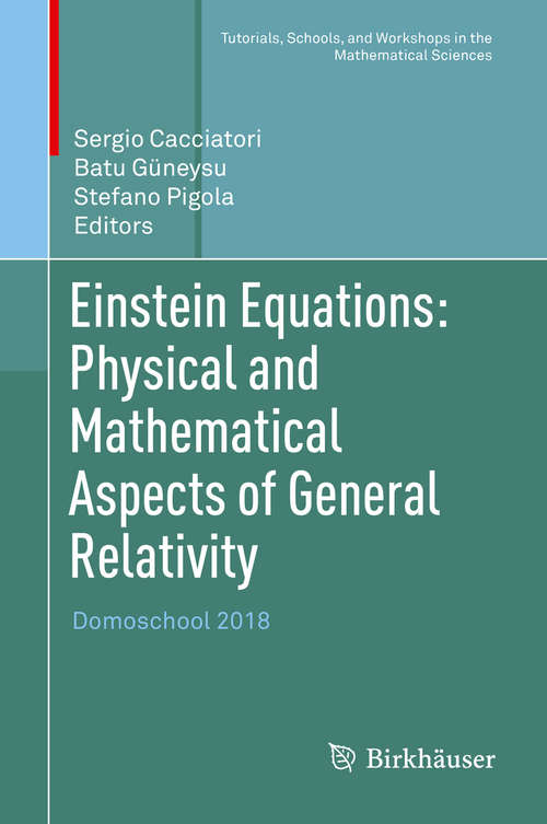 Book cover of Einstein Equations: Domoschool 2018 (1st ed. 2019) (Tutorials, Schools, and Workshops in the Mathematical Sciences)