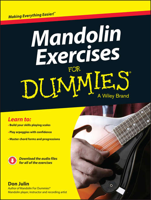 Book cover of Mandolin Exercises For Dummies
