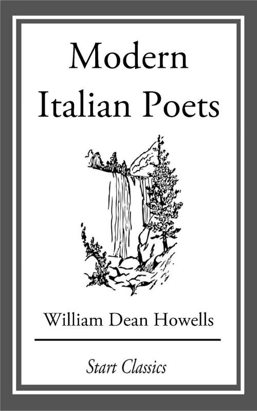 Book cover of Modern Italian Poets: Essays and Versions