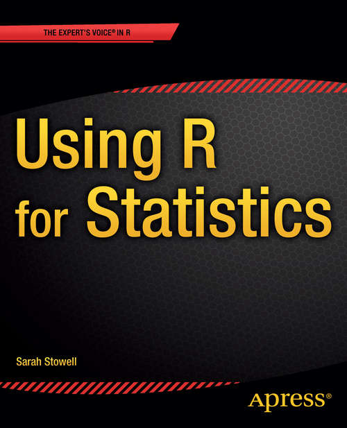 Book cover of Using R for Statistics
