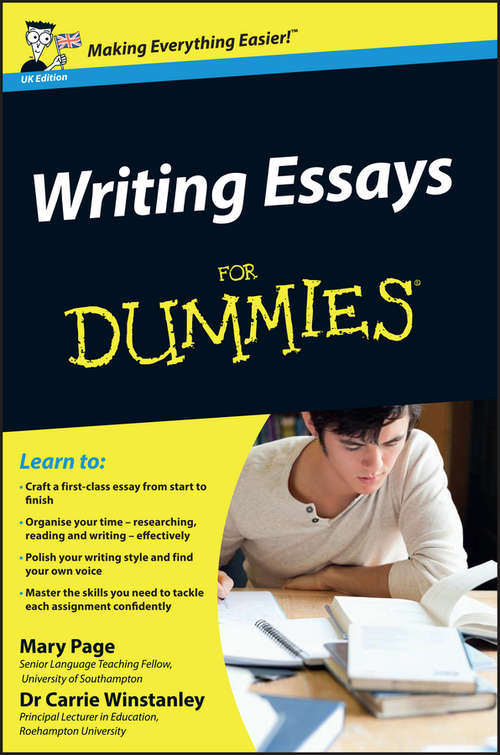 Book cover of Writing Essays For Dummies