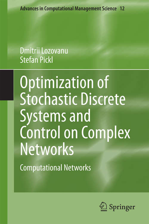 Book cover of Optimization of Stochastic Discrete Systems and Control on Complex Networks