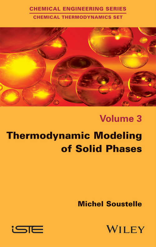 Book cover of Thermodynamic Modeling of Solid Phases