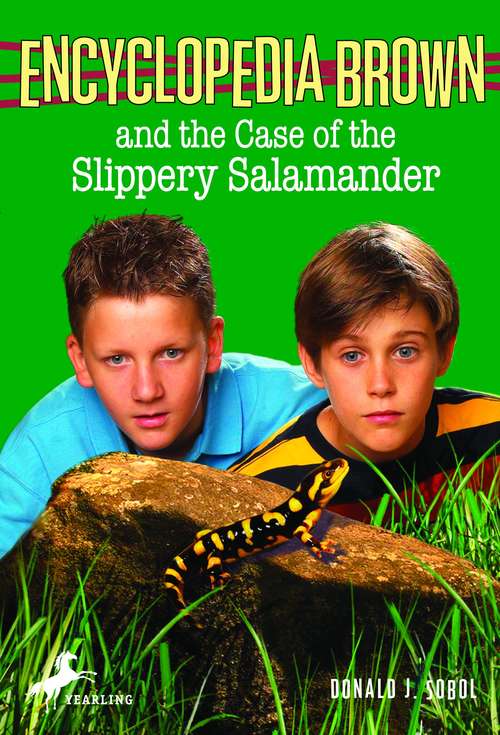 Book cover of Encyclopedia Brown and the Case of the Slippery Salamander (Encyclopedia Brown #23)