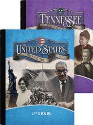 Book cover of The United States Through Time / Tennessee Through Time