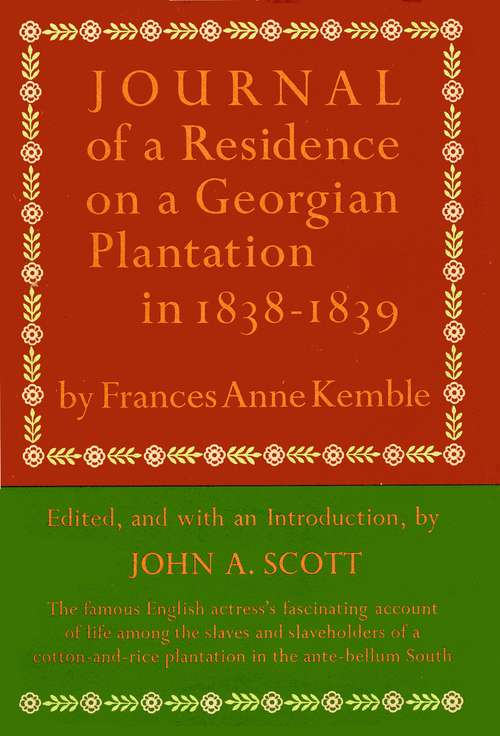 Book cover of Residence Georgian Plantation