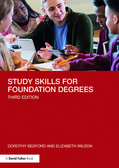 Book cover of Study Skills for Foundation Degrees (3)