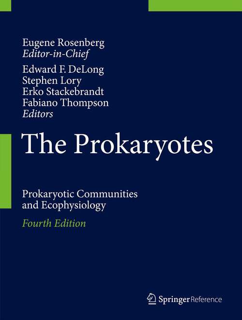 Book cover of The Prokaryotes: Prokaryotic Communities and Ecophysiology
