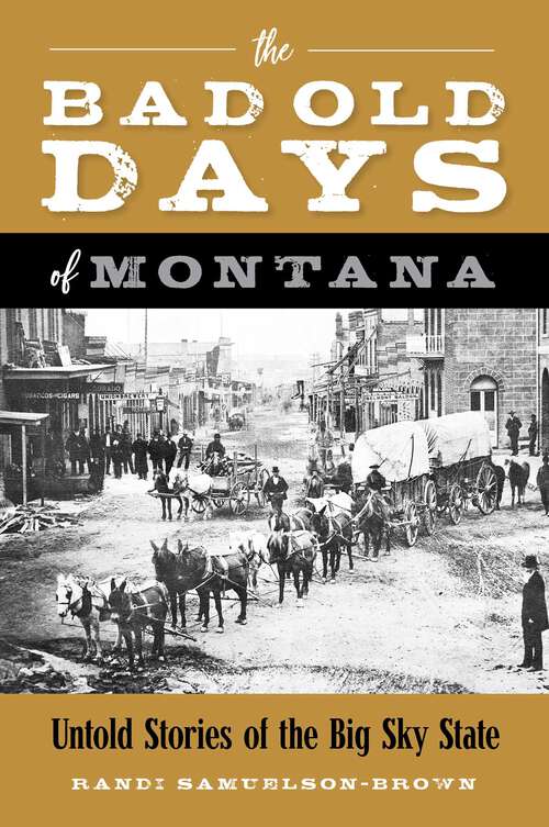 Book cover of Bad Old Days of Montana: Untold Stories of the Big Sky State