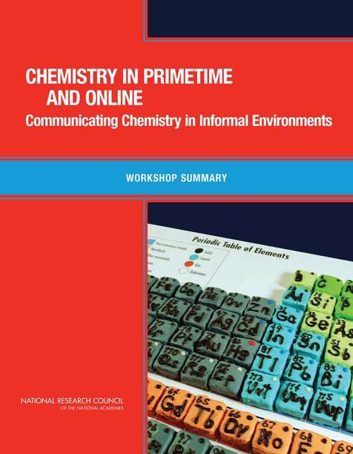 Book cover of Chemistry in Primetime and Online: Communicating Chemistry in Informal Environments