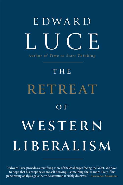 Book cover of The Retreat of Western Liberalism