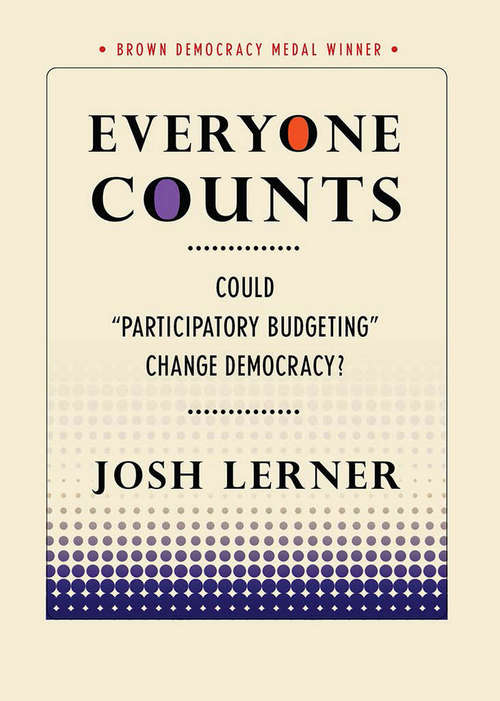 Book cover of Everyone Counts: Could "Participatory Budgeting" Change Democracy?