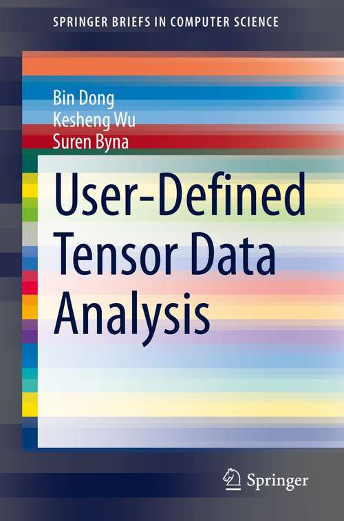 User-Defined Tensor Data Analysis (SpringerBriefs in Computer Science)