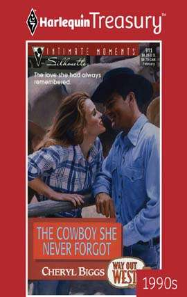 Book cover of The Cowboy She Never Forgot
