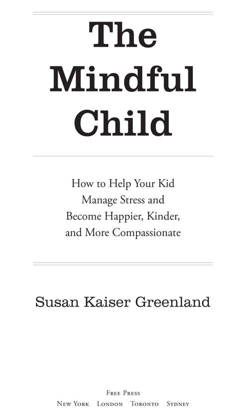 Book cover of The Mindful Child