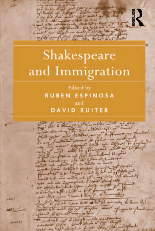 Book cover of Shakespeare and Immigration