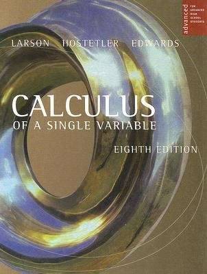 Book cover of Calculus of a Single Variable