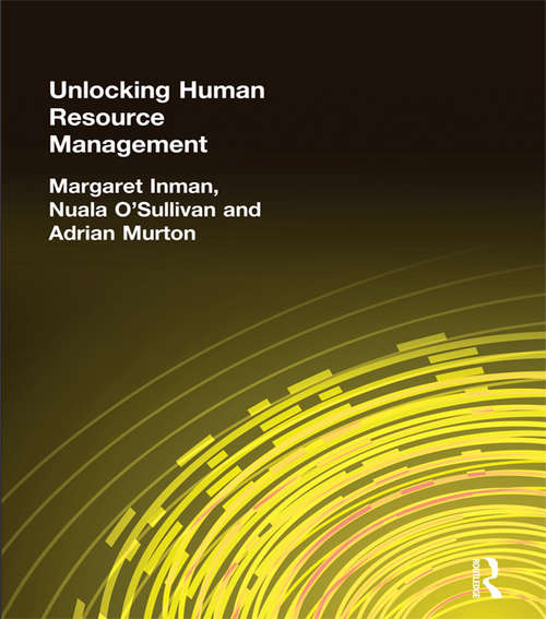 Book cover of Unlocking Human Resource Management