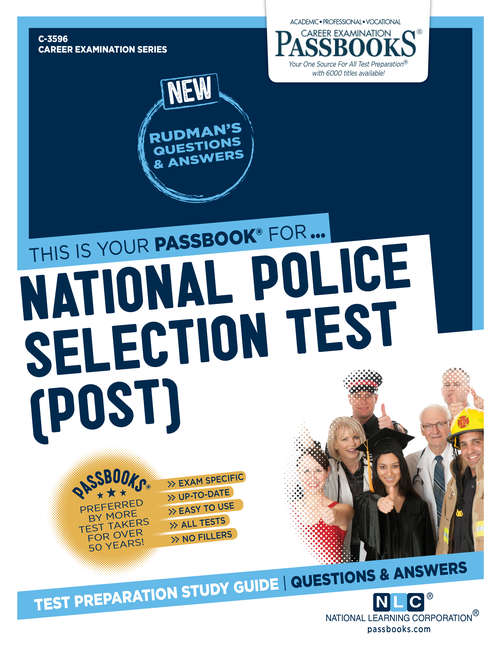 Book cover of National Police Selection Test (POST): Passbooks Study Guide (Career Examination Series: C-3596)