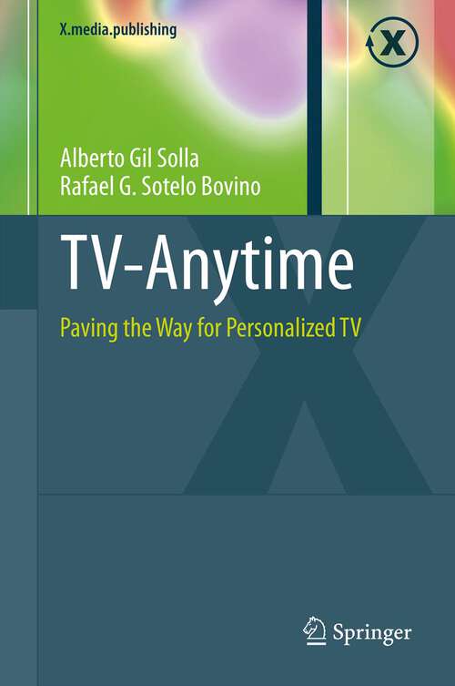 Book cover of TV-Anytime