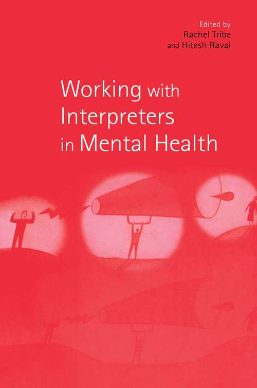 Book cover of Working with Interpreters in Mental Health