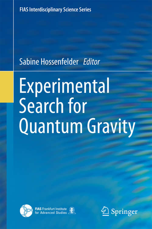 Book cover of Experimental Search for Quantum Gravity