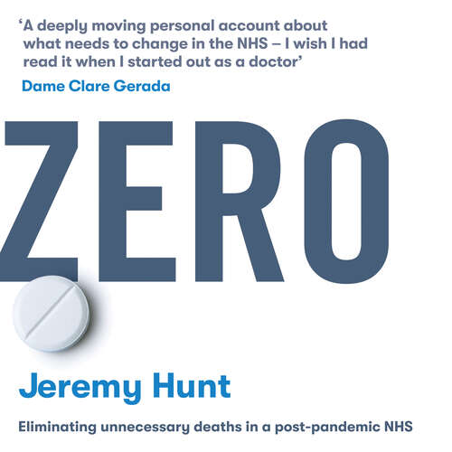 Book cover of Zero: Eliminating unnecessary deaths in a post-pandemic NHS