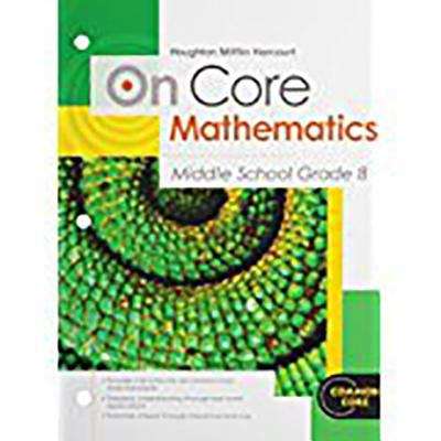 Book cover of On Core Mathematics, Middle School Grade 8
