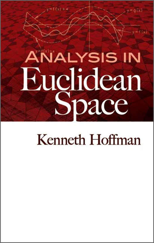 Book cover of Analysis in Euclidean Space