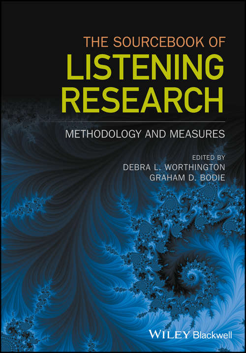 Book cover of The Sourcebook of Listening Research: Methodology and Measures (Handbooks In Communication And Media Ser.)
