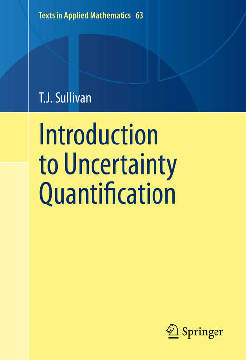 Book cover of Introduction to Uncertainty Quantification