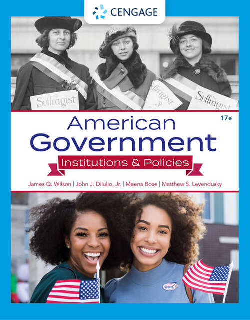 Book cover of American Government: Institutions and Policies, Enhanced (Seventeenth Edition)
