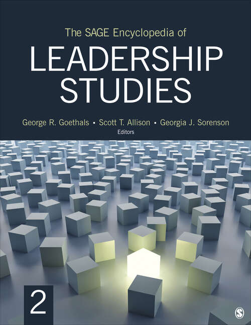 Book cover of The SAGE Encyclopedia of Leadership Studies (1)