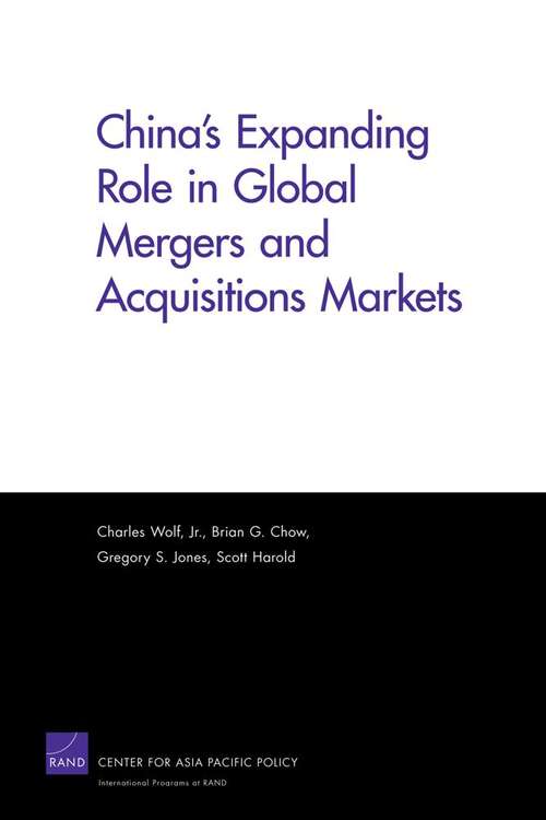 China’s Expanding Role in Global Mergers and Acquisitions Markets