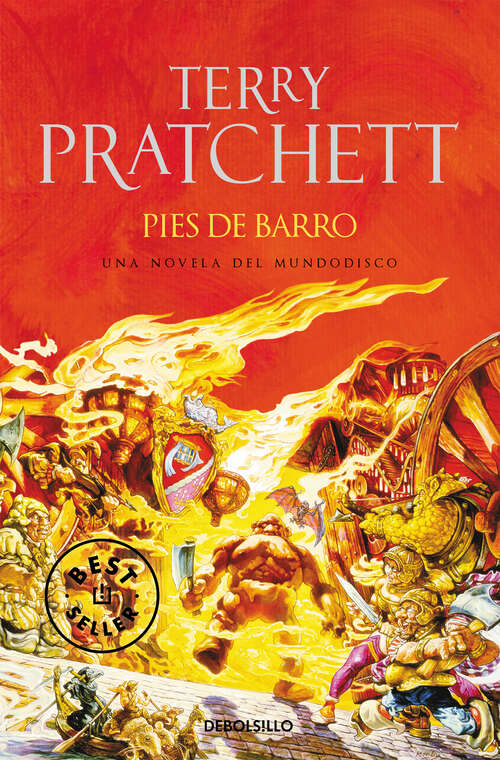 Book cover of Pies de barro (Mundodisco #19)
