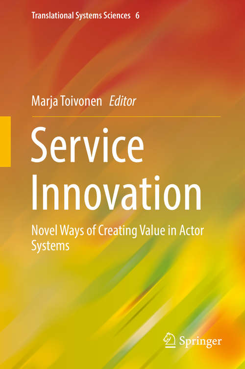 Book cover of Service Innovation