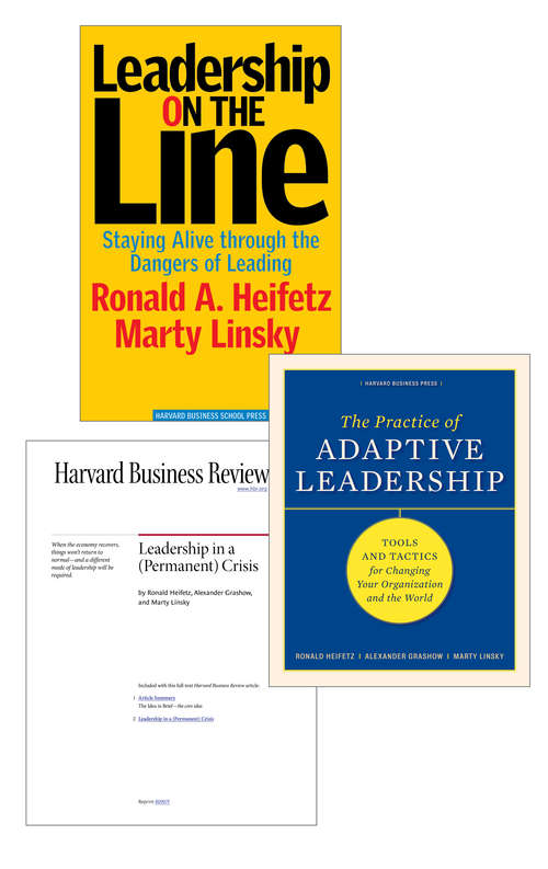 Book cover of Adaptive Leadership: The Heifetz Collection