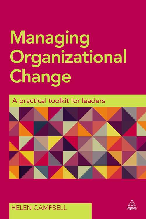 Book cover of Managing Organizational Change