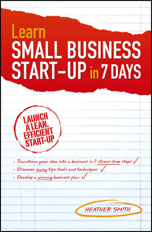 Book cover of Learn Small Business Start-Up in 7 Days