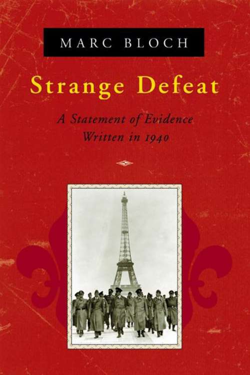 Book cover of Strange Defeat: A Statement of Evidence written in 1940